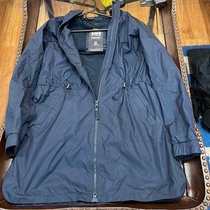 Navy Blue Helly Hansen waterproof jacket